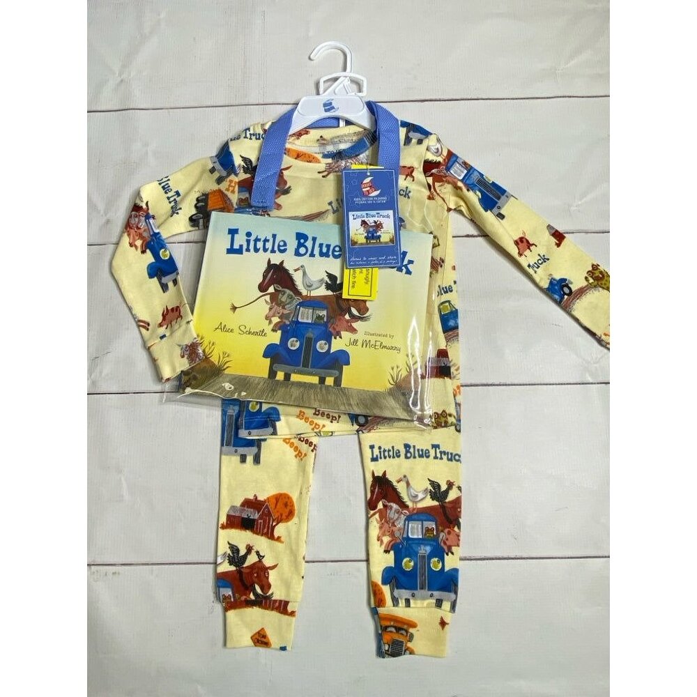 Books to Bed 2pc Pajamas sz 3 Little Blue Truck